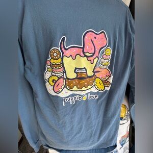 Puppie Love Ice Cream Long Sleeve T-shirt